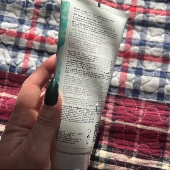 IGK Seafoam Pale Teal Color Depositing Conditioning Hair Mask Full Size 6 Oz NWT - Picture 7 of 14